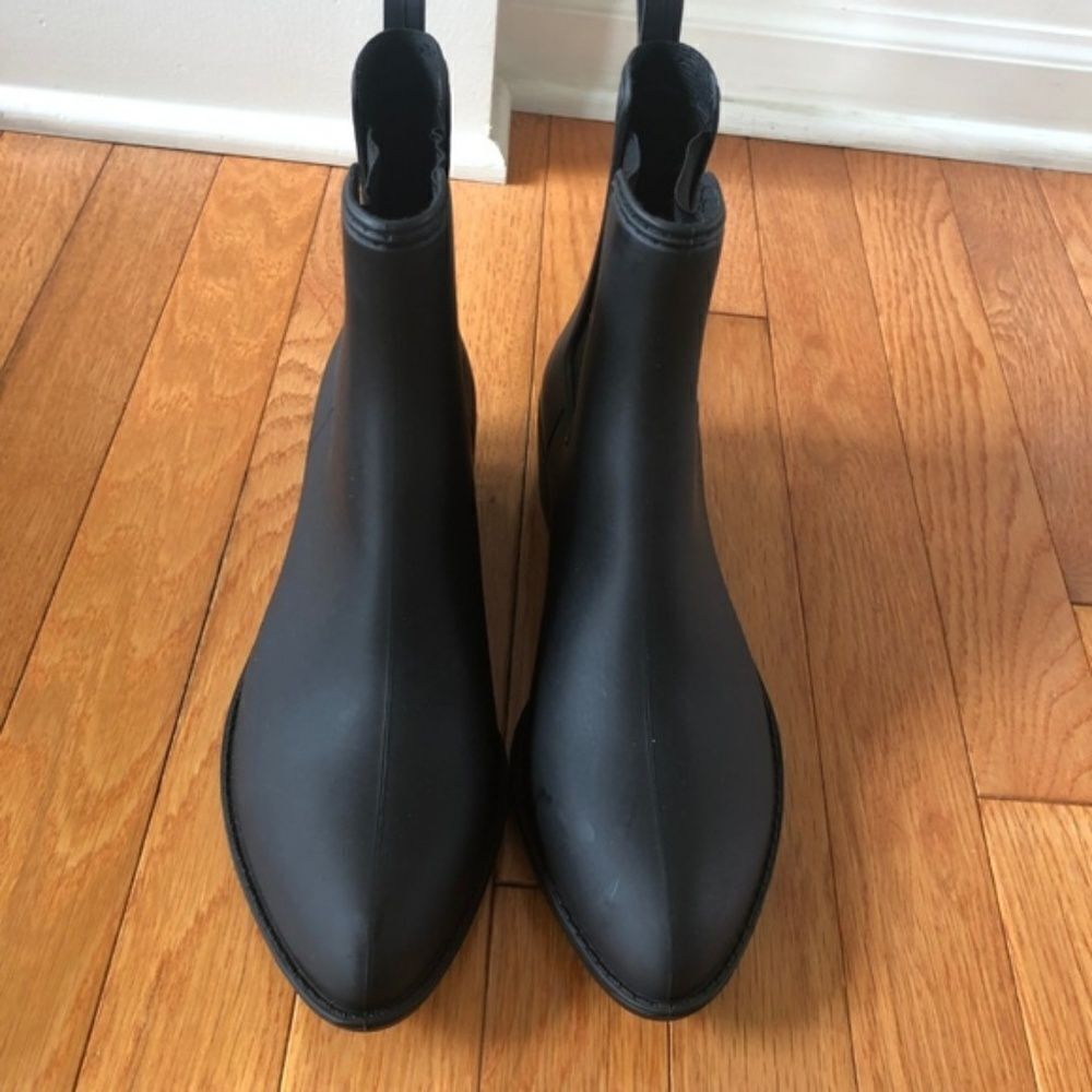 Jeffrey Campbell Ankle Chelsea Rain Boot Black - Picture 5 of 6